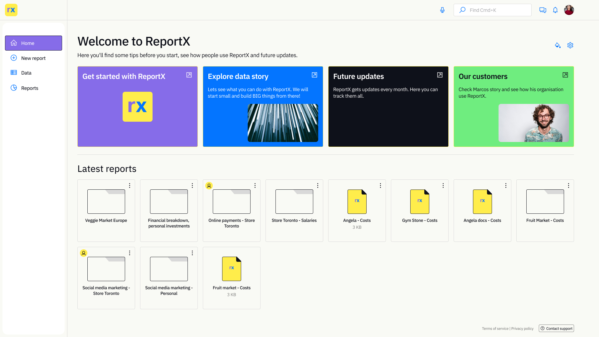 reportx_homepage